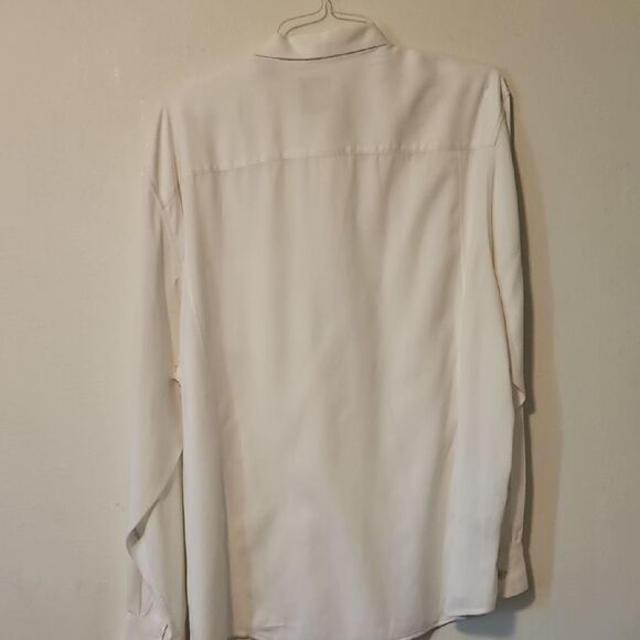 Tommy Bahama Jean White Dress Shirt Xl - Picture 6 of 7